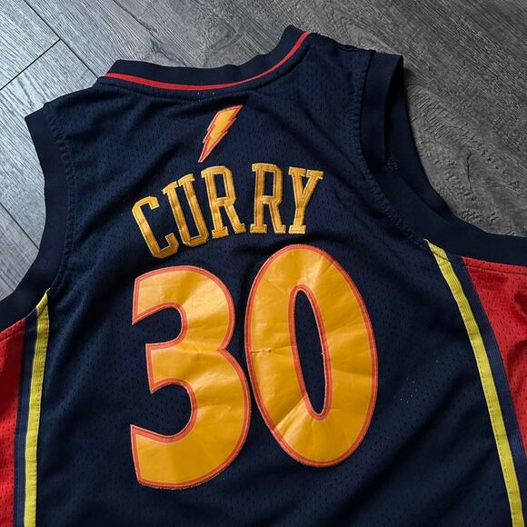 2010 Steph Curry Golden State Warriors Basketball NBA Jersey - Picture 6 of 8